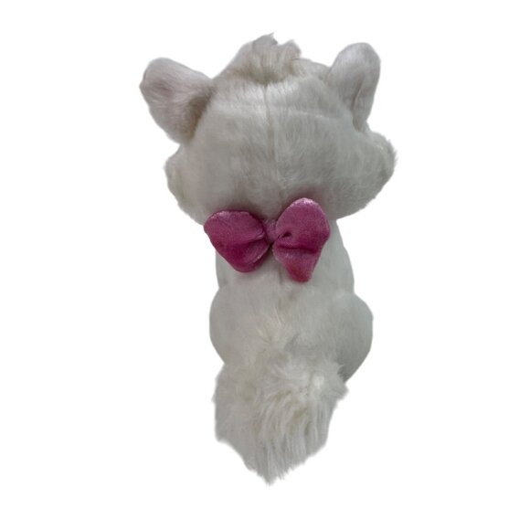Disney Store 6" Shopping Marie Aristocats  Plush Stuffed Toy White Cat Kitten - Picture 5 of 10